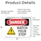 Signmission 3.5 in Height, 5 in Width, Vinyl Decal, Rectangle OS-2PACK-DS-D-35-L-2109 - alternate 6